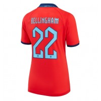 Fotbalové Dres Anglie Jude Bellingham #22 Dámské Venkovní MS 2022 Krátký Rukáv